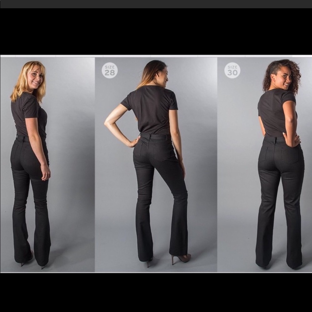 NWT Black “Brick House” Jeans by Betabrand